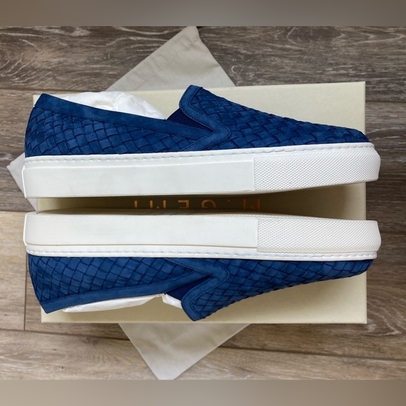 M. Gemi Cerchio Navy Loafers Size 40 NIB - Picture 3 of 11